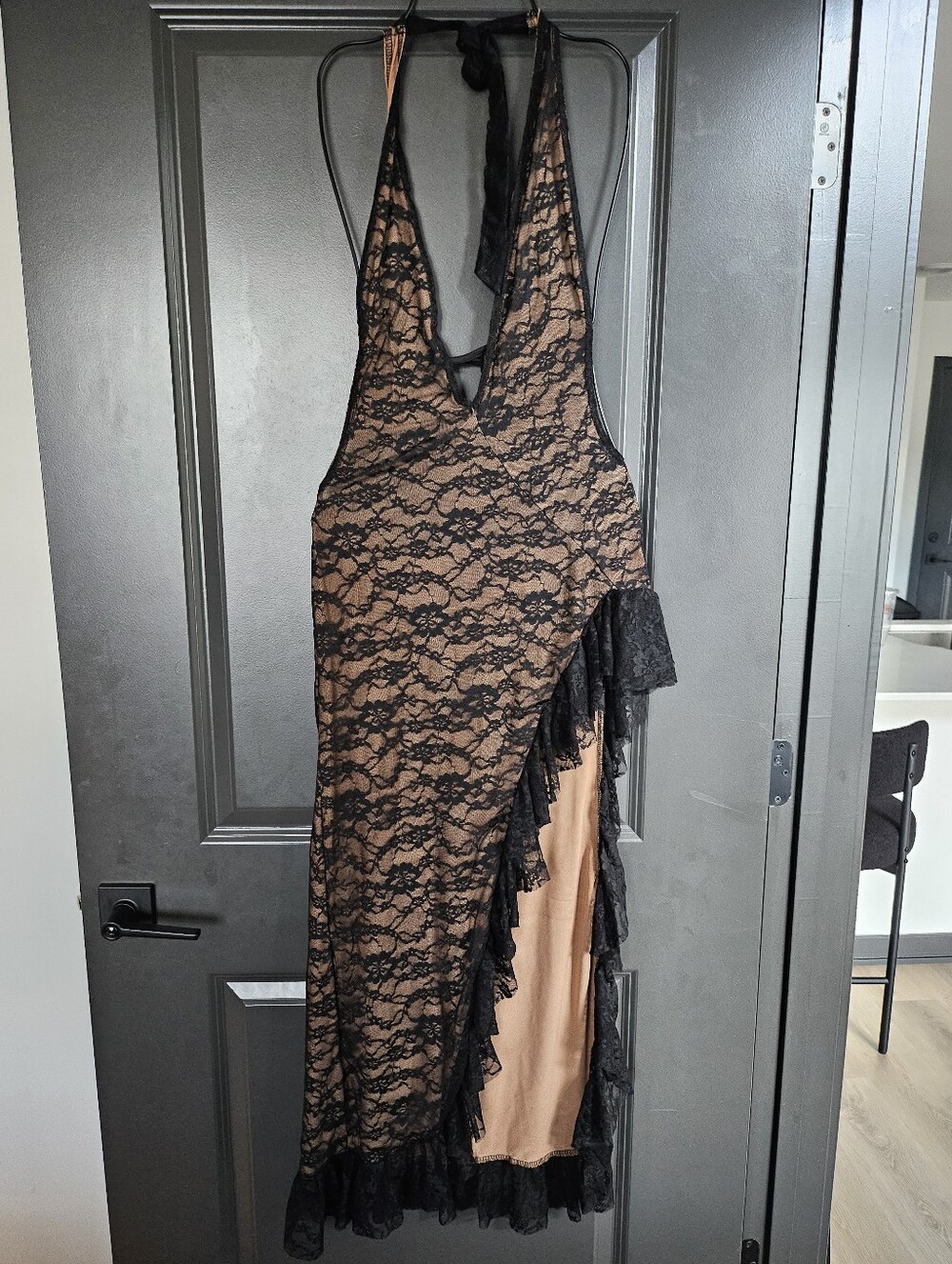 Halter Split Dress